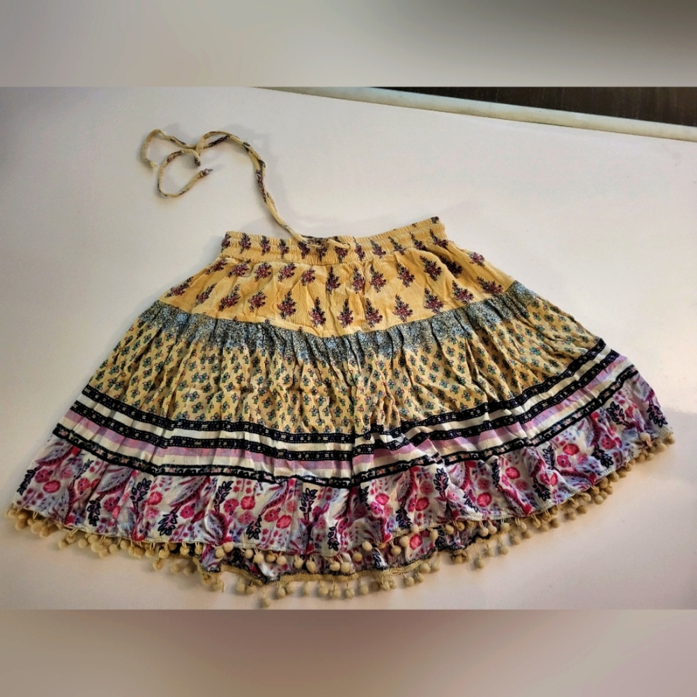 Blue Rain Boho Skirt size M